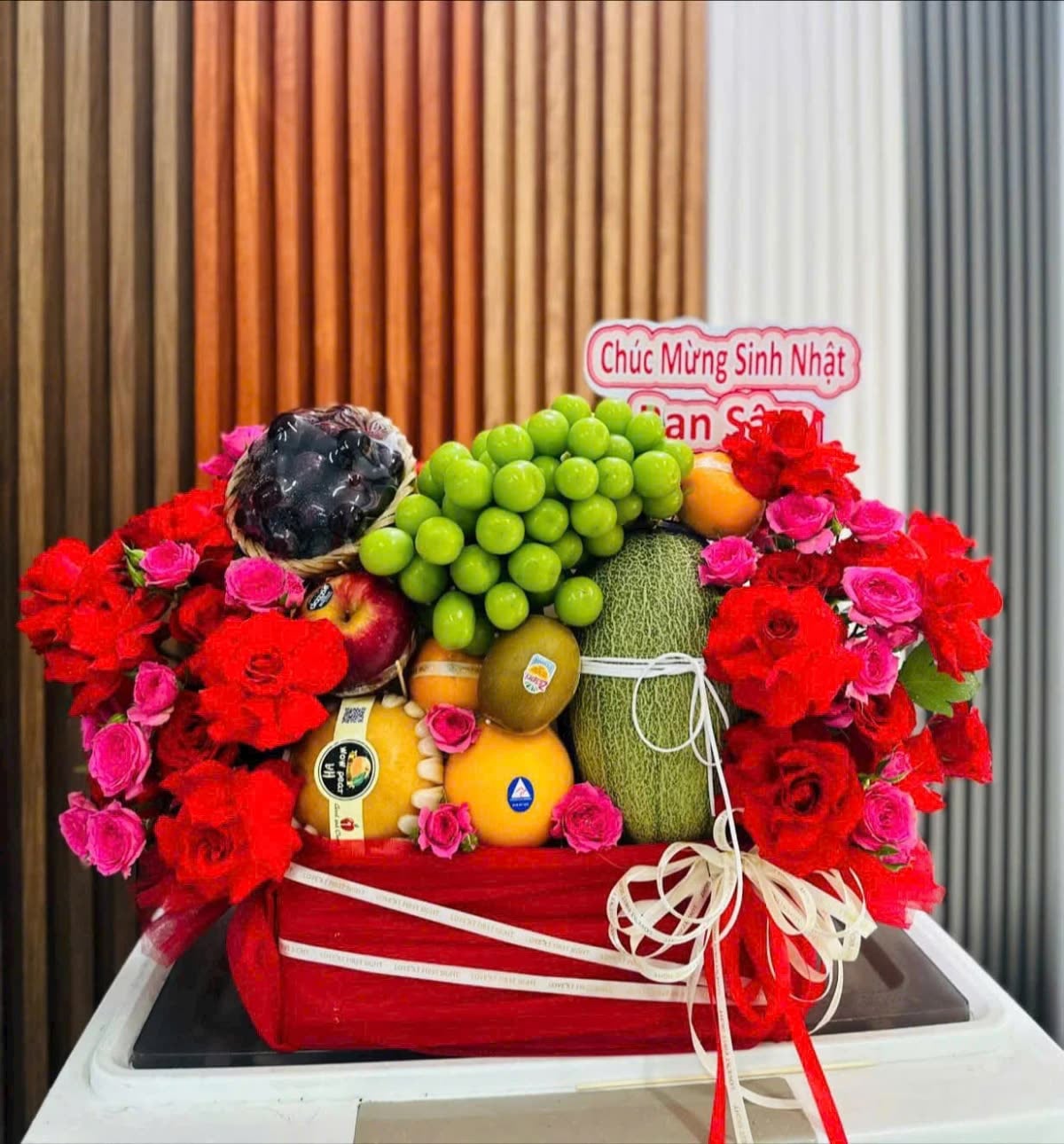 Giỏ trái cây cao cấp KF436